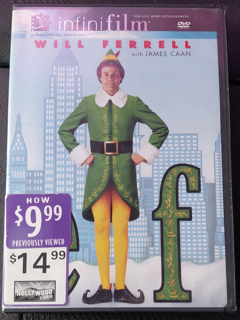 Elf DVD Fullscreen And Widescreen
